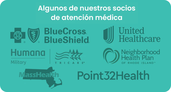 Logotipos de socios de atención médica